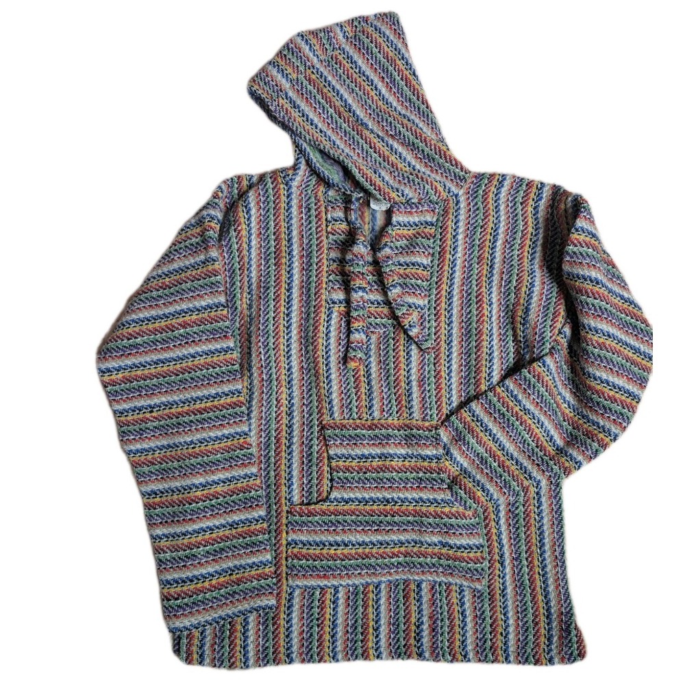 El Paso Saddle Blanket Pullover Jacket Women's Size Medium Aztec Southwestern